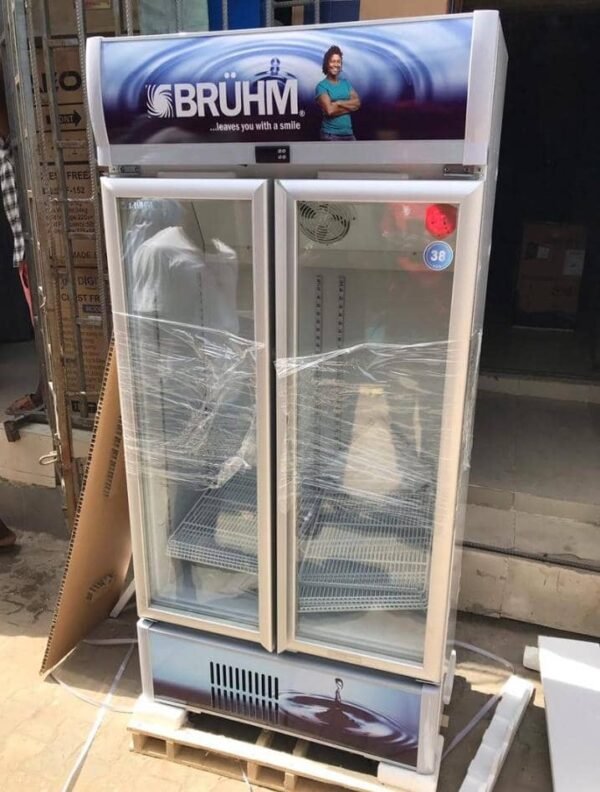 BRUHM Double Door Beverage Cooler