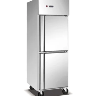 commercial vertical stainless steel fridge